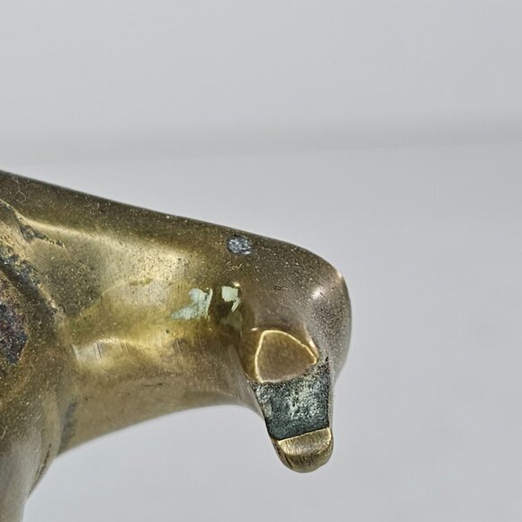 Vintage Brass Snail Figurine Hand-Crafted Decorative Ornament - Picture 8 of 9